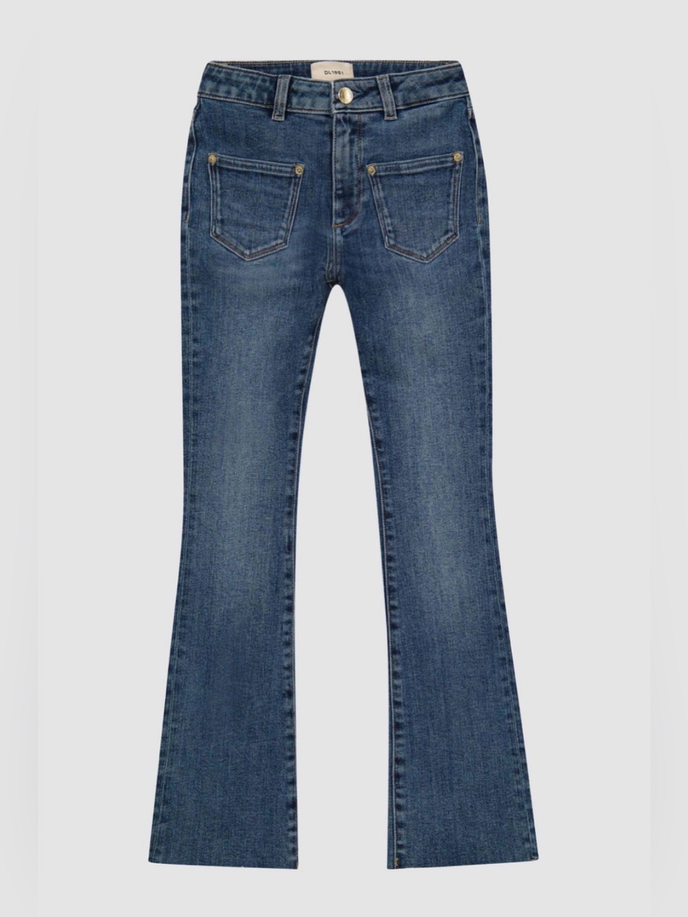 Girls DL1961 Jeans Size 8, Claire Boot High Rise